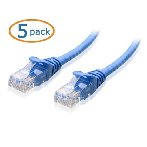 in Blue 10 Feet Cat5e Cable, Cat 5e Cable Cable Matters 8-Pack Snagless Cat5e Ethernet Cable in Blue 10 Feet Cat5e Cable, Cat 5e Cable Cable Matters 8-Pack Snagless Cat5e Ethernet Cable